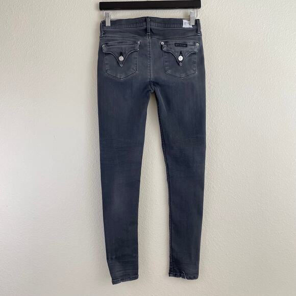 Hudson Jeans Women's Size 27 Gray Lilly Mid Rise Ankle Skinny Denim Flap Pockets - Picture 2 of 15